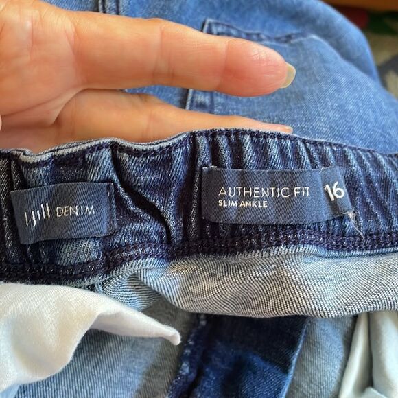 J. Jill Authentic Fit Slim Ankle blue denim jeans - Picture 6 of 8
